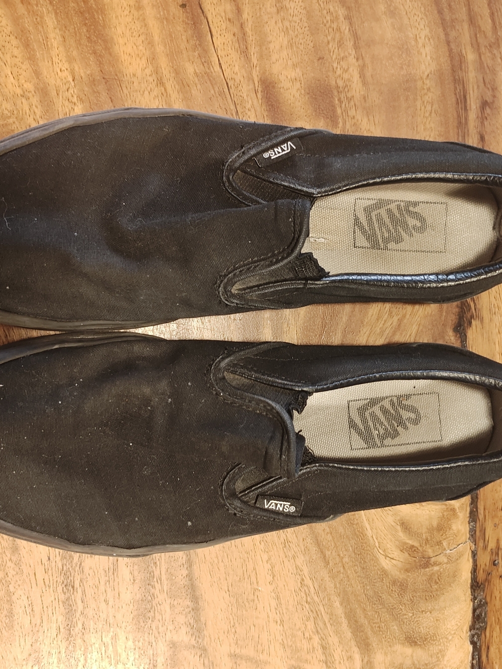 Vans Classic Slip-On Loafers in Black Canvas
